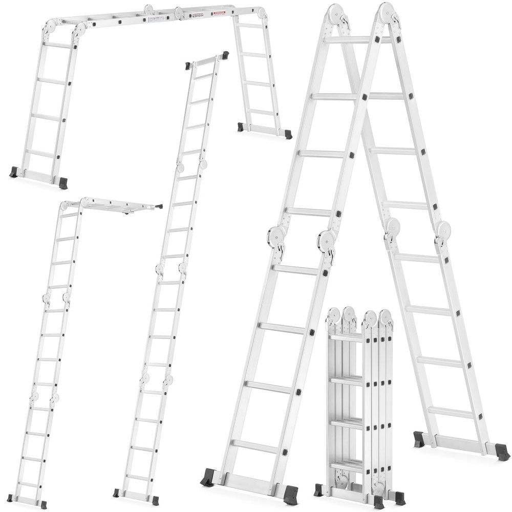 Levně Higher multifunkční kloubový žebřík 4x4 ML-104