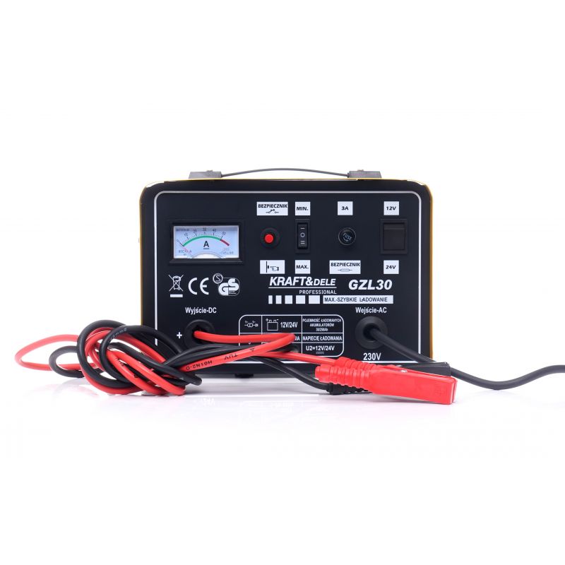 Levně Kraft&Dele KD1923 mikroprocesorová nabíječka 30A 90-250Ah LCD