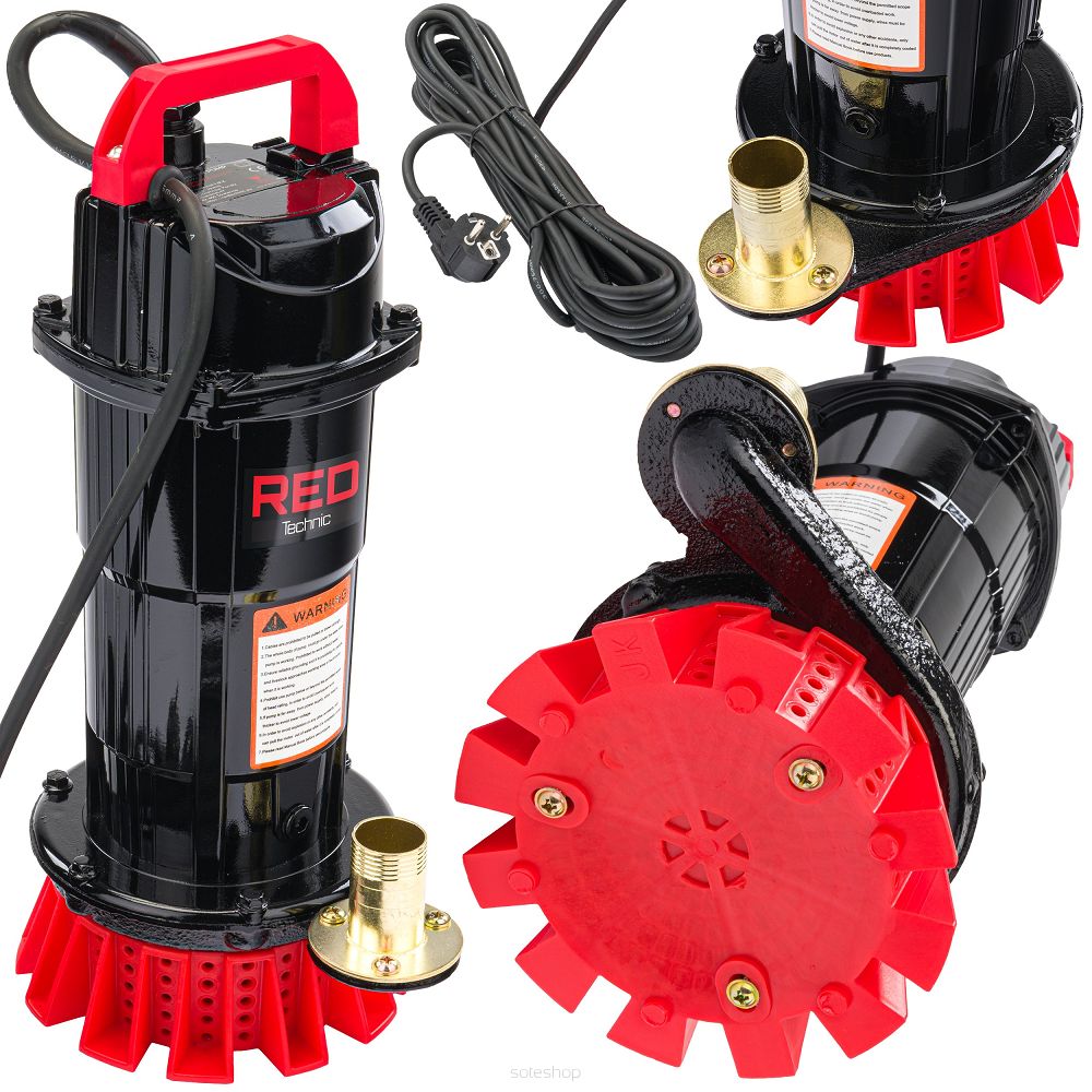 Levně POWERMAT Ponorné čerpadlo na vodu 8000l/h 1" RTPDW0072