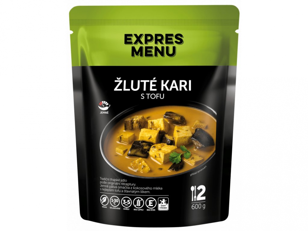 Levně Expres Menu žluté kari s tofu 2 porce 600g