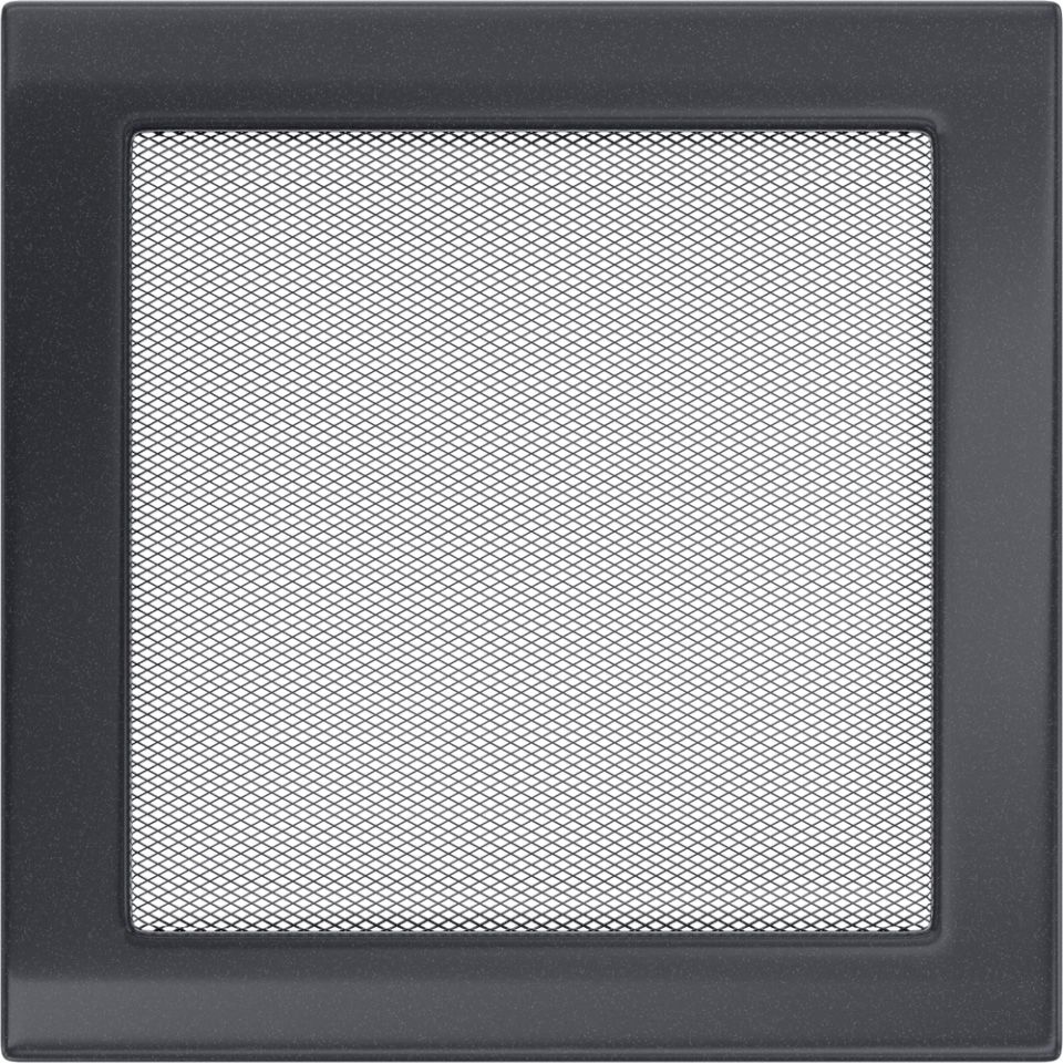 Levně Krbová mřížka 22x22 BASIC grafitová