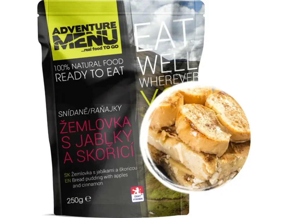 Levně Adventure Menu žemlovka s jablky a skořicí 250g