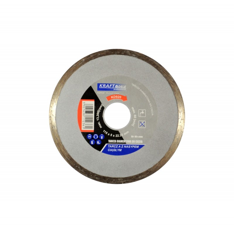 Levně Kraft&Dele KD920 diamantový kotouč pro řezání betonu 115x5x22,23mm
