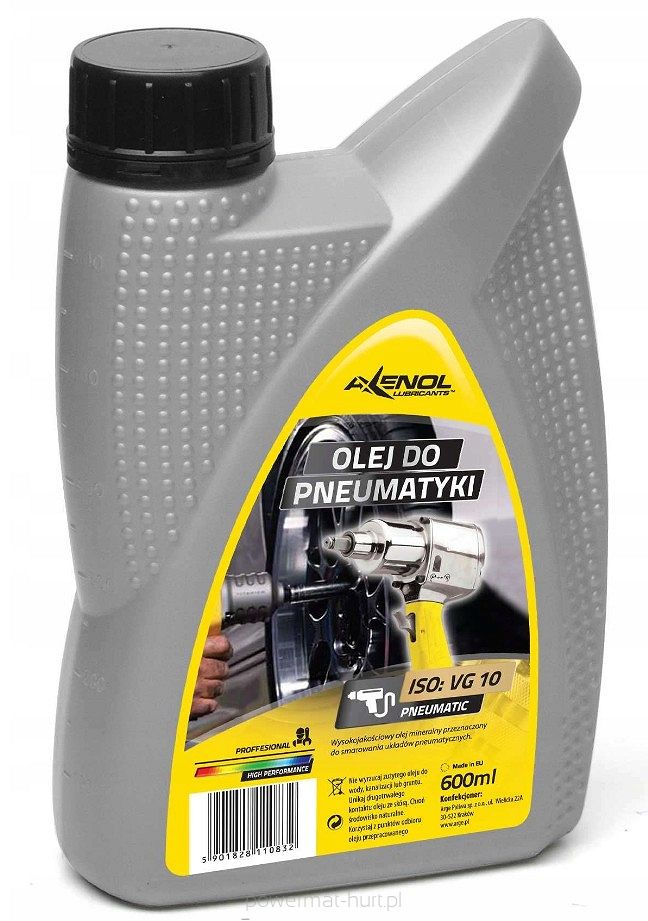 AXENOL KONPE06 Pneumatický olej 600ml ISO VG 10