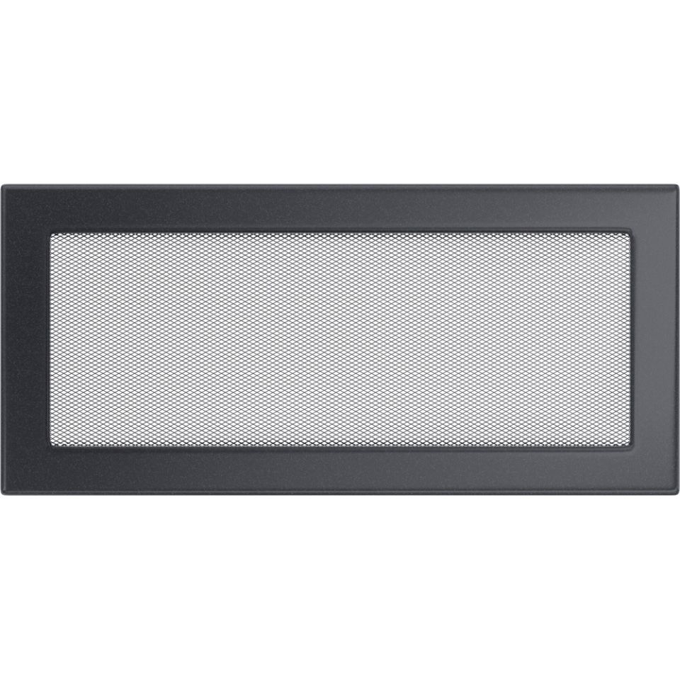 Levně Krbová mřížka 17x37 BASIC grafitová