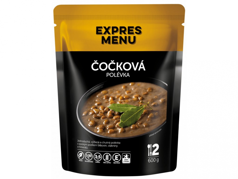 Levně Expres Menu čočková polévka 2 porce 600g