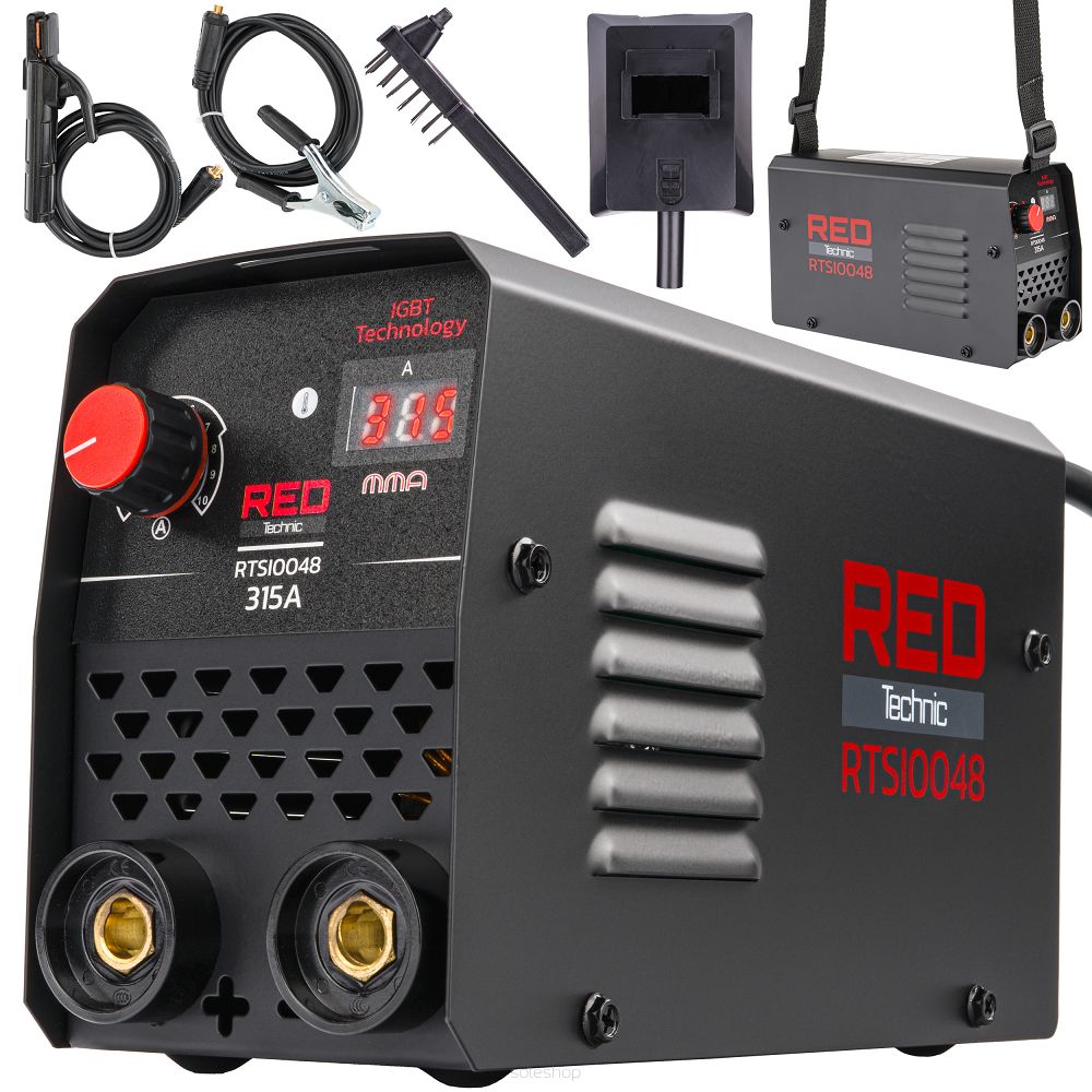 Levně POWERMAT Invertorová svářečka LCD MMA 315A IGBT RTSI0048