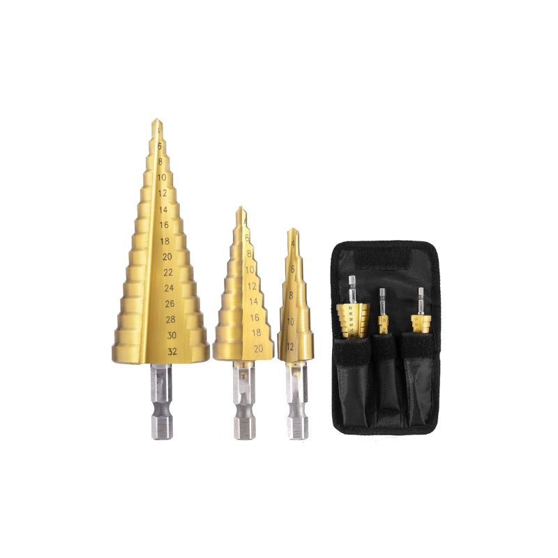 Levně Kraft&Dele KD11247 stupňovité vrtáky pro šroubovák 4-32mm