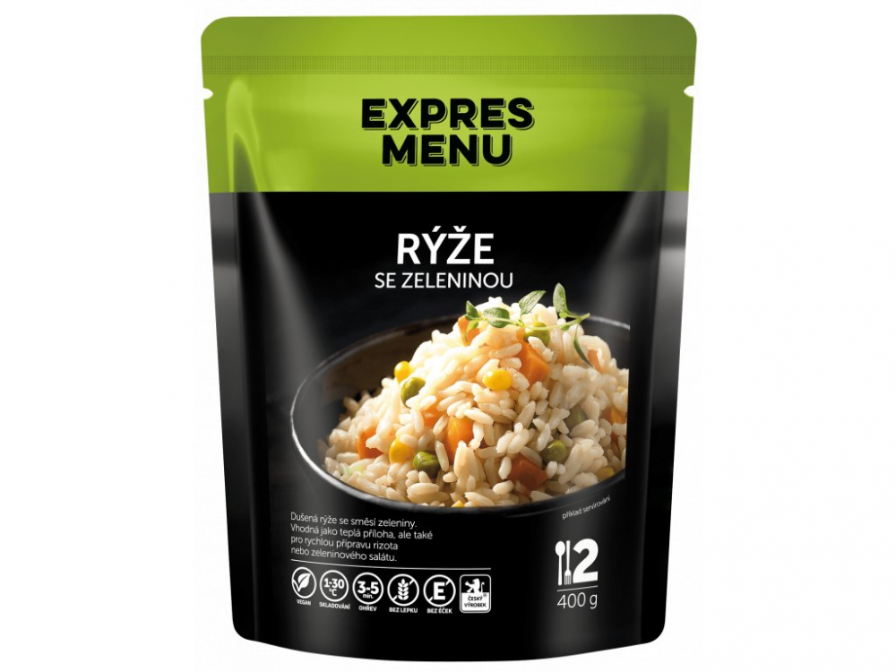 Levně Expres Menu rýže se zeleninou 2 porce 400g