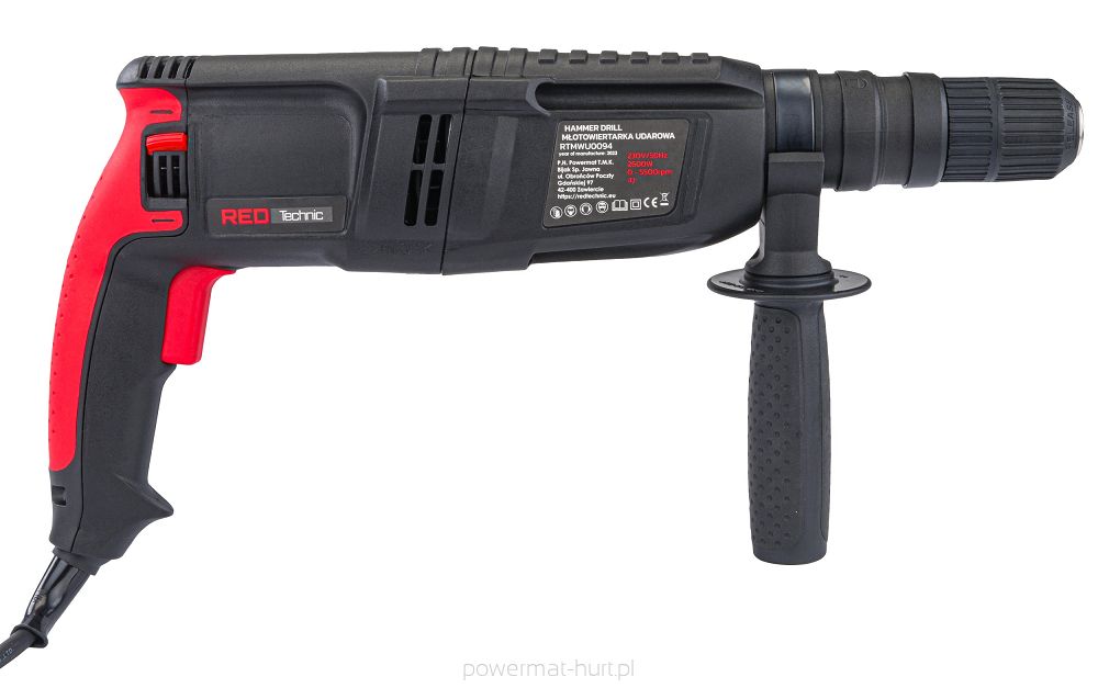 Levně POWERMAT RTMWU0094 Příklepová vrtačka 2,6kW