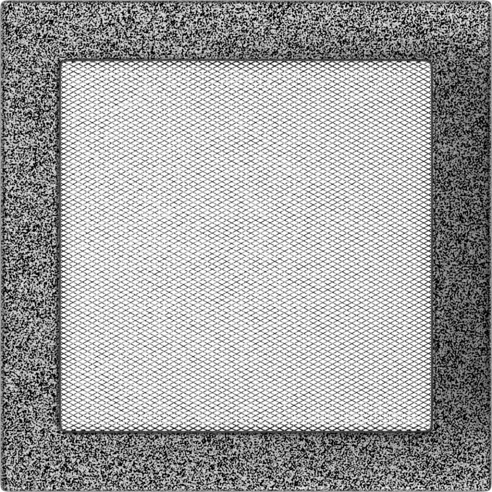 Levně Krbová mřížka 22x22 BASIC staré stříbro