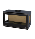 Krbová kamna BRONPI BIMBA-70-3C, 10 kW, antracit