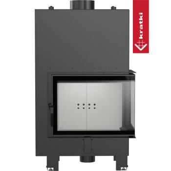 KRATKI Krbová vložkaMBZ PW 13 BS s výměníkem, pravé prosklení
