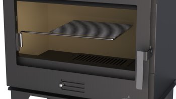 Krbová kamna BRONPI SENA PLUS, 12,5 kW, černá