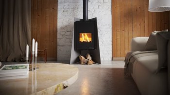 HS FLAMINGO krbová kamna DELUXE ISLAND - šedá