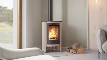 HS FLAMINGO krbová kamna MASTERFLAMME Piccolo I - krémová