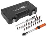 Momentový klíč KRAFT&DELE KD11394, 5–25 Nm, 1/4", sada 32 ks