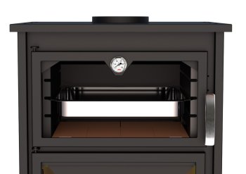 Krbová kamna BRONPI SUIZA s troubou, 10 kW, černá