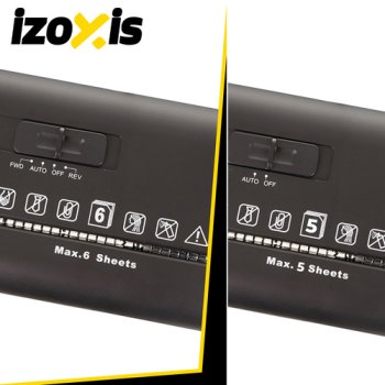 IZOXIS 26136 Skartovač dokumentů 10 L