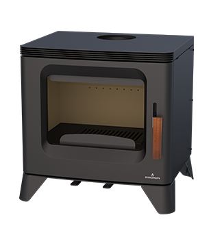 Krbová kamna BRONPI ORLY, 6 kW, antracit