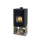 HS FLAMINGO krbová kamna DELUXE PENTAI - olivová