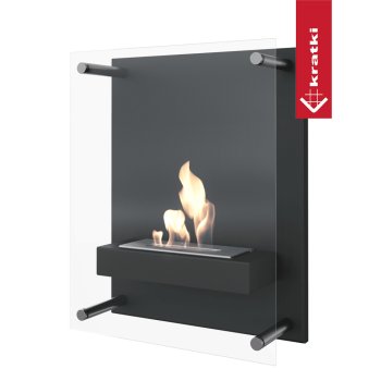 KRATKI Biokrb GLASS černý