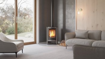 HS FLAMINGO krbová kamna MASTERFLAMME Piccolo I - šedá