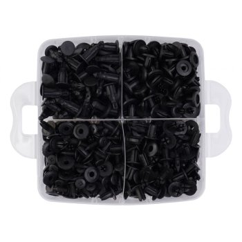 Kraft&Dele KD10612 Sada klipů, spon a stahováku na čalounění 630 ks