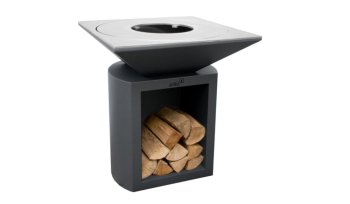 ARTISS Zahradní gril G2 Grafit s deskou z nerezové potravinářské oceli