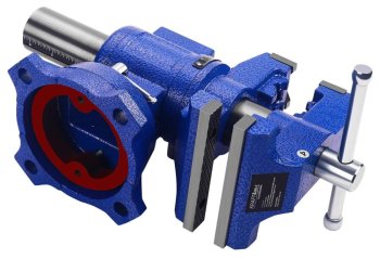 Víceúčelový dílenský svěrák KRAFT&DELE KD5993, 125 mm, otočný 360°