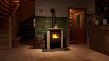 HS FLAMINGO kachlová kamna BALI - krémová