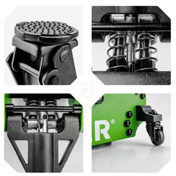 WUBER W22025 Nízkoprofilový hydraulický zvedák pojizdný 1,5T 90-365 mm