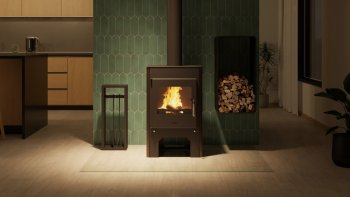 HS FLAMINGO krbová kamna ESPO III hnědá sametová