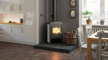 HS FLAMINGO krbová kamna VEGA -  bílá