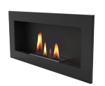 UNIFLAM biokrb 90x40cm černá mat s dvojitou bio vložkou