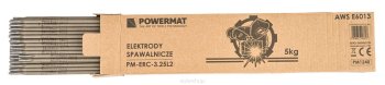 POWERMAT Rutilové svářecí elektrody 2,5mm 5kg MMA PM1256