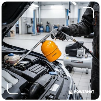 POWERMAT PM-PDR-210T Pneumatická maznice 0,85l