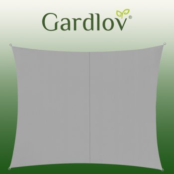 GARDLOV 23162 Stínová plachta 3x2 m šedá