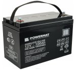 POWERMAT Olověná baterie 12V 100Ah PM-AGM-100AHM2