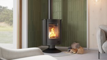 HS FLAMINGO krbová kamna MASTERFLAMME Piccolo II - černá