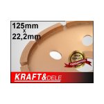 Segmentový diamantový brusný kotouč do betonu Kraft&Dele KD1954, 125 mm, 1 ks