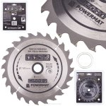 POWERMAT TDD-185x20x24Z Pilový kotouč na dřevo 185x20mm 24Z