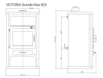 VICTORIA krbová kamna s výměníkem Grande Max B25