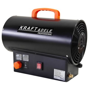 Kraft&Dele plynový ohřívač KD11700 s termostatem a regulátorem tlaku - 25 kW