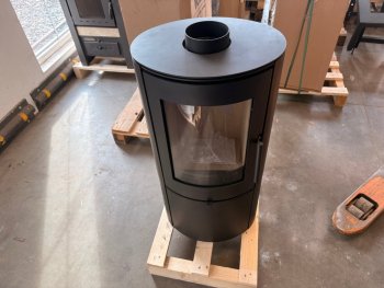 Ekoflam krbová kamna Pavia - černá (II. jakost)