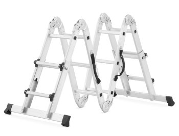 Higher teleskopický kloubový žebřík 4x3 s plošinou ML-103D