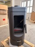 Krbová kamna NORDflam PALERMO, 7,8 kW, černá (II. jakost)