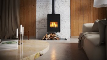 HS FLAMINGO krbová kamna DELUXE SENAI - šedá