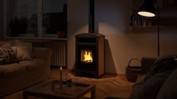 HS FLAMINGO krbová kamna AQUAFLAM VARIO BARMA 11/5 kW - Javor - elektronická regulace