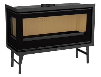 Krbová vložka BRONPI CAIRO 110 levé prosklení - vermikulit, 15 kW